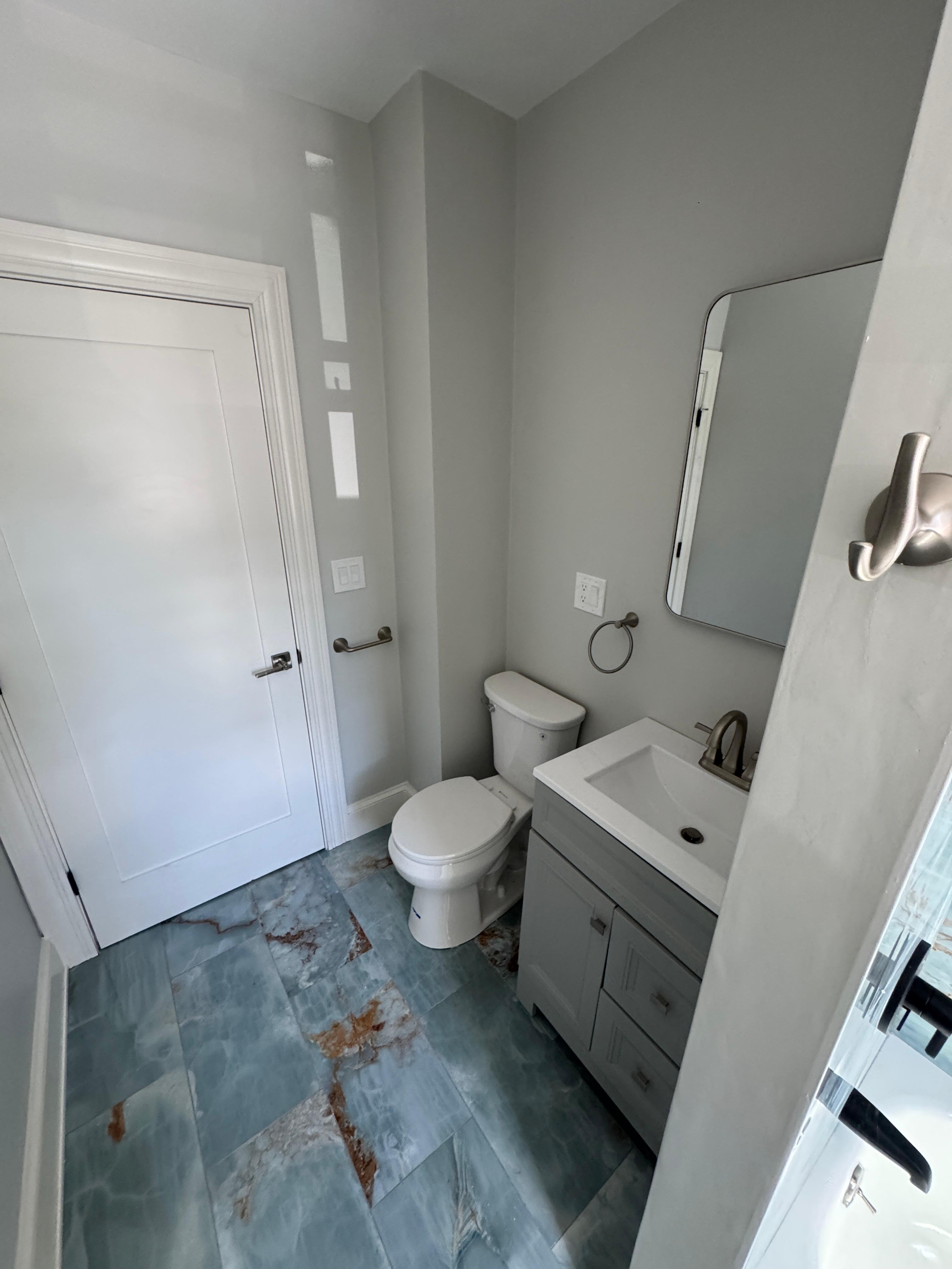 Completed bathroom remodel — Ashland, MA
