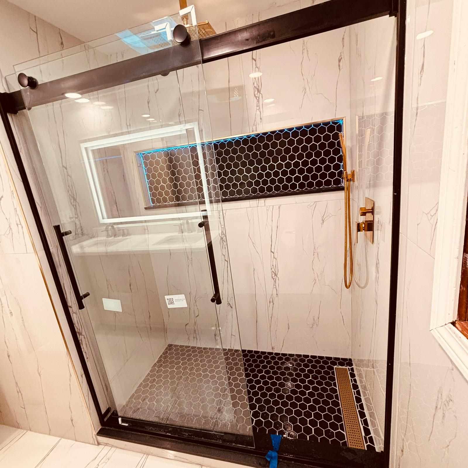 Bathroom ceiling and fixtures — Wellesley MA