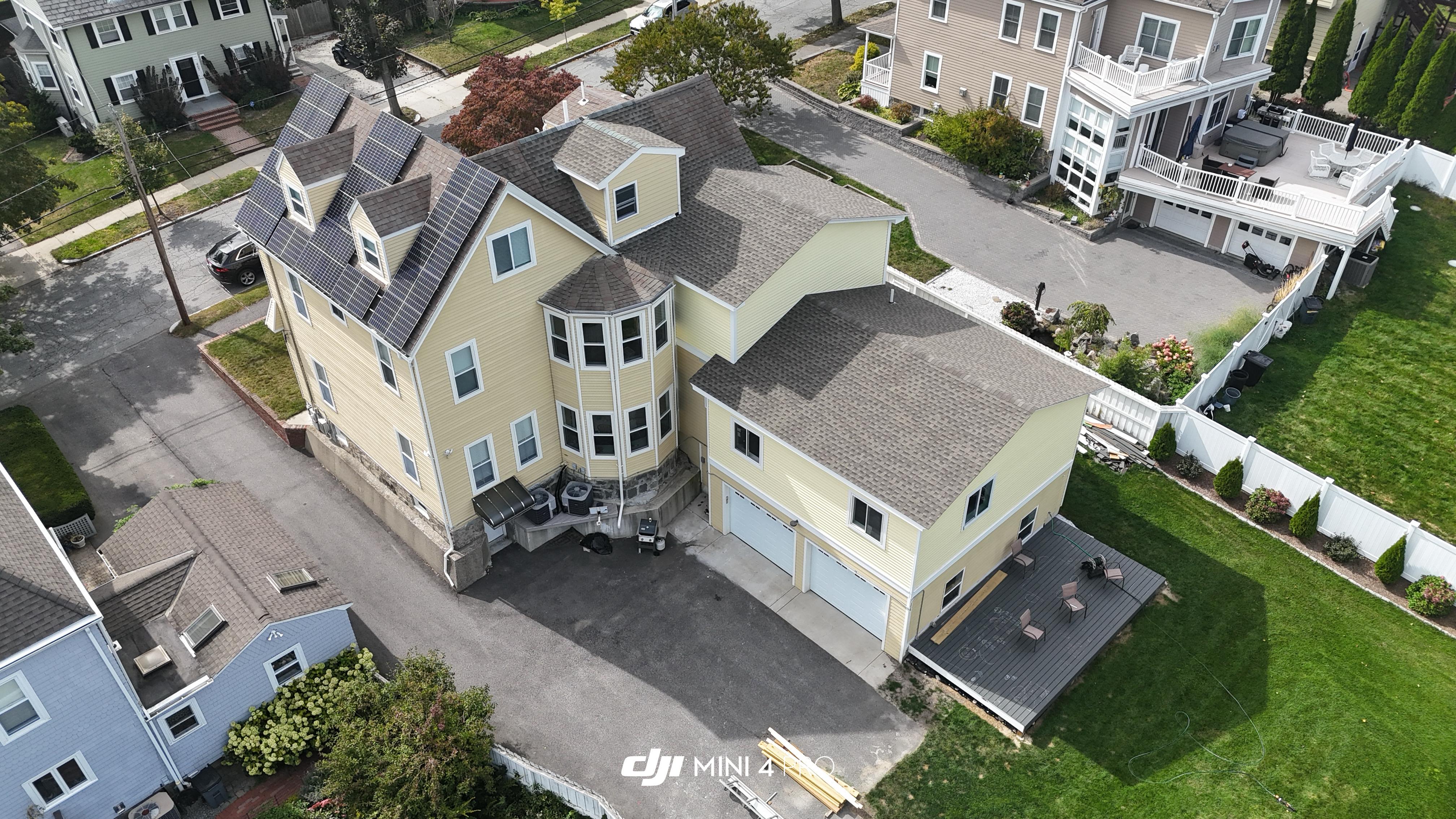 Room addition exterior framing — Highland MA home expansion by Elite Contractors
